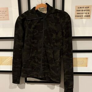Lululemon Athletica Black Camouflage Hoodie